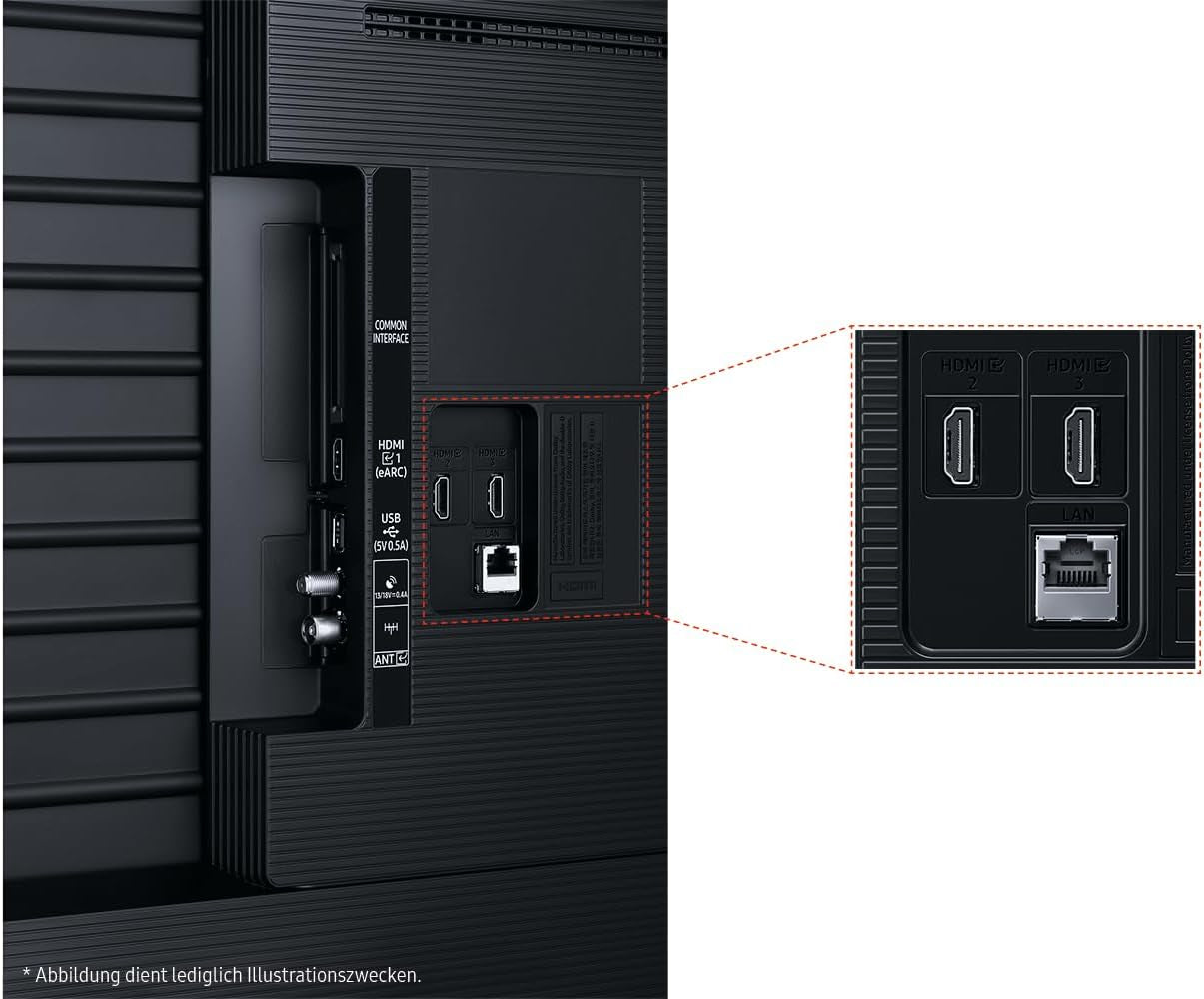 Samsung QLED 4K Q6FA 75 Zoll (189 Cm) UHD Fernseher, 100% Farbvolumen Für Satte Farben, Quantum HDR, 4K Upscaling, Knox Security, Kostenlos 900 Sender TV Plus, Samsung Vision AI Smart TV