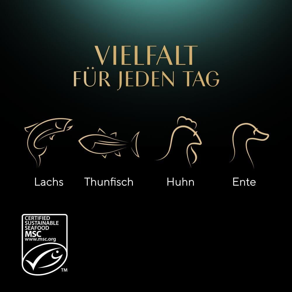 Sheba Schale Multipack Sauce Collection Feine Vielfalt MSC 4X12X85G