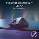 Razer Deathadder V3 Pro Wireless Gaming Maus + Hyperpolling Wireless Dongle: 63G Ultra Lightweight - Focus Pro 30K Optical Sensor - Optical Switches Gen-3-5 Programmierbare Tasten - Schwarz