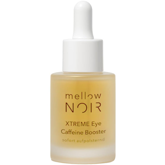 Mellow NOIR XTREME Eye Caffeine Booster 15Ml - SOFORT AUFPOLSTERND – Augenserum Mit Koffein Für Müde Geschwollene Augen – Gegen Augenringe Und Tränensäcke - Vegan - Zertifizierte Naturkosmetik