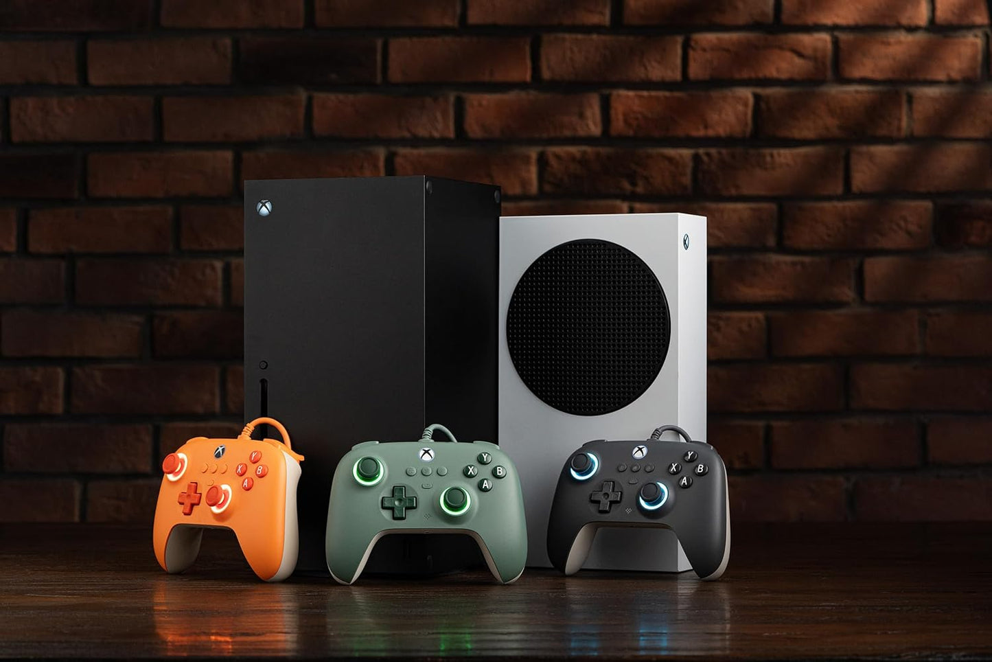 Ultimate C Wired Controller for Xbox, RGB Lighting Fire Ring and Hall Effect Joysticks, Compatible with Xbox Series X|S, Xbox One, Windows 10/11 - Officially Licensed (Dark Gray)