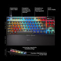 Steelseries Apex Pro TKL Gen 3 - Gaming Keyboard - Hall Effect Switches; Omnipoint 3.0 - Adjustable Actuation - Game-Ready Presets - Rapid Trigger, Protection Mode, Rapid Tap/Socd - German QWERTZ