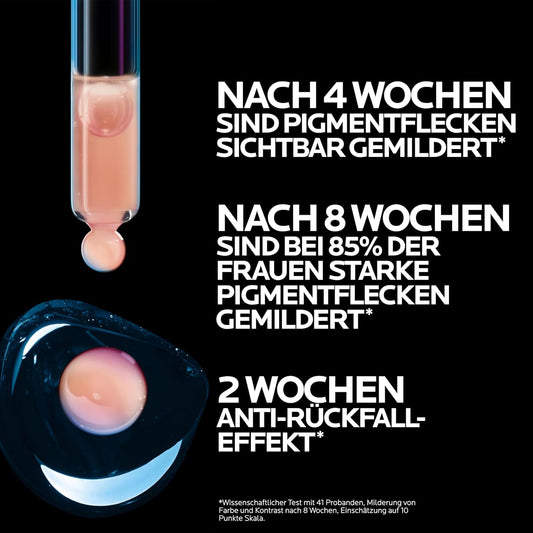 La Roche Posay Anti-Pigmentflecken-Serum Für Jede Haut, Mildert Dunkle Flecken, Pigmentflecken, Altersflecken, Pickelmale, Anti-Rückfall-Wirkung, Mit Melasyl Und Niacinamid, Mela B3, 30 Ml