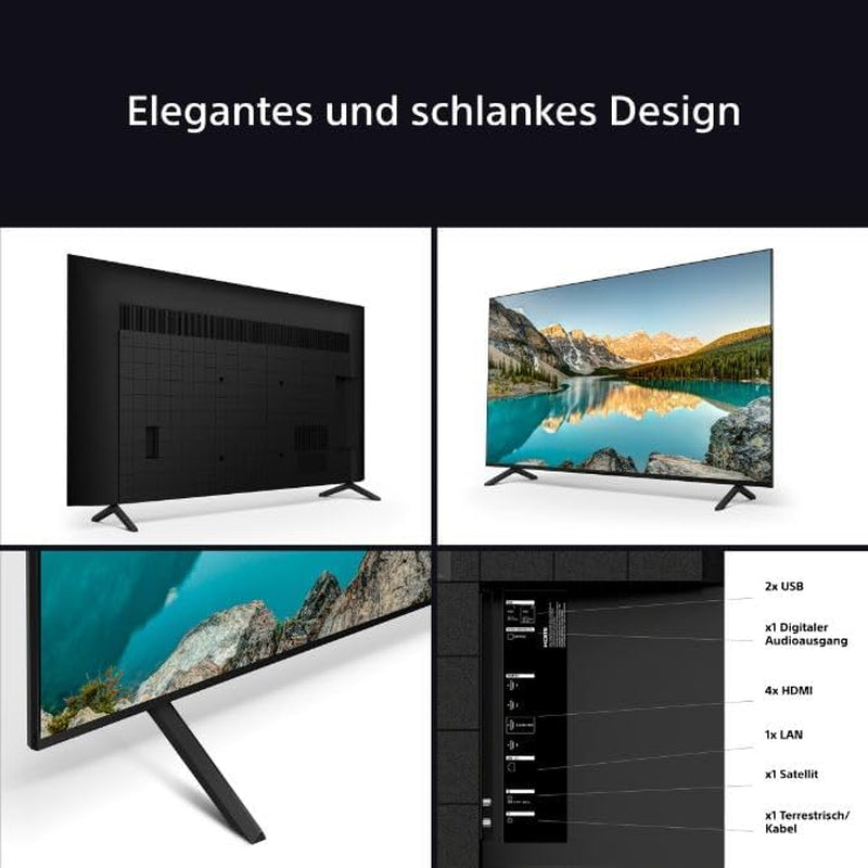 Sony BRAVIA 3 - Direct LED 50 Zoll Fernseher (K50S32), X-Balanced Speaker, Dolby Vision/Atmos, IMAX Enhanced, Google TV (2025), Google Cast, Apple Airplay 2, Eco Dashboard 2, Game Menu 2, Smart TV