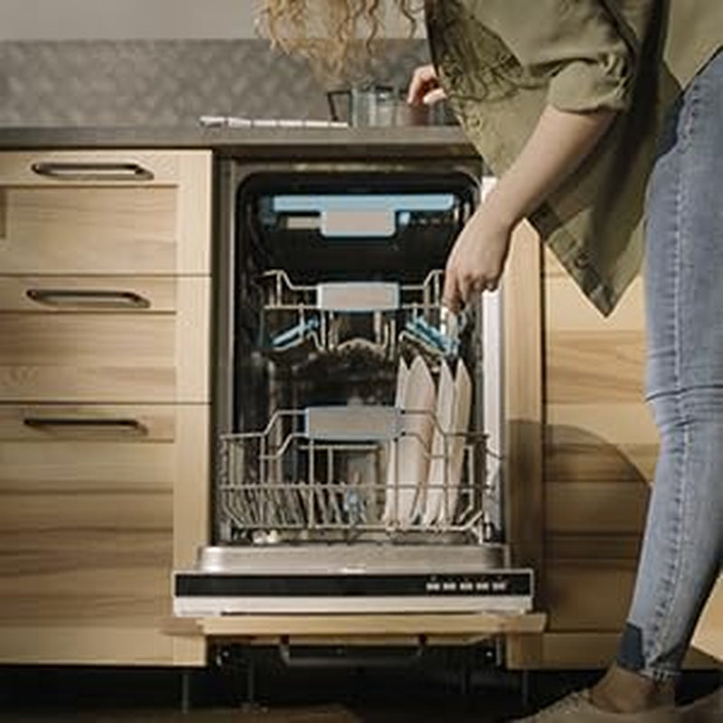 Alata Besteck Set Für 6 Personen - Rustikales Tafelbesteck Set Aus Edelstahl Mit Schwarzen Griffen - Geschmiedet Und Schwer - Serie Berlin