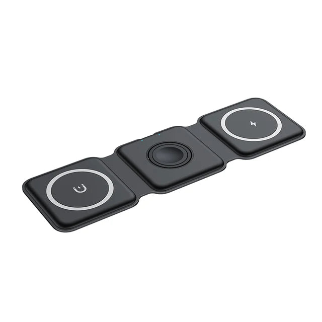 3-in-1 Magnetic Multi-function Charger Folding Wireless Charger for Xiaomi  Apple Phone Headset Watch Airpods Charger