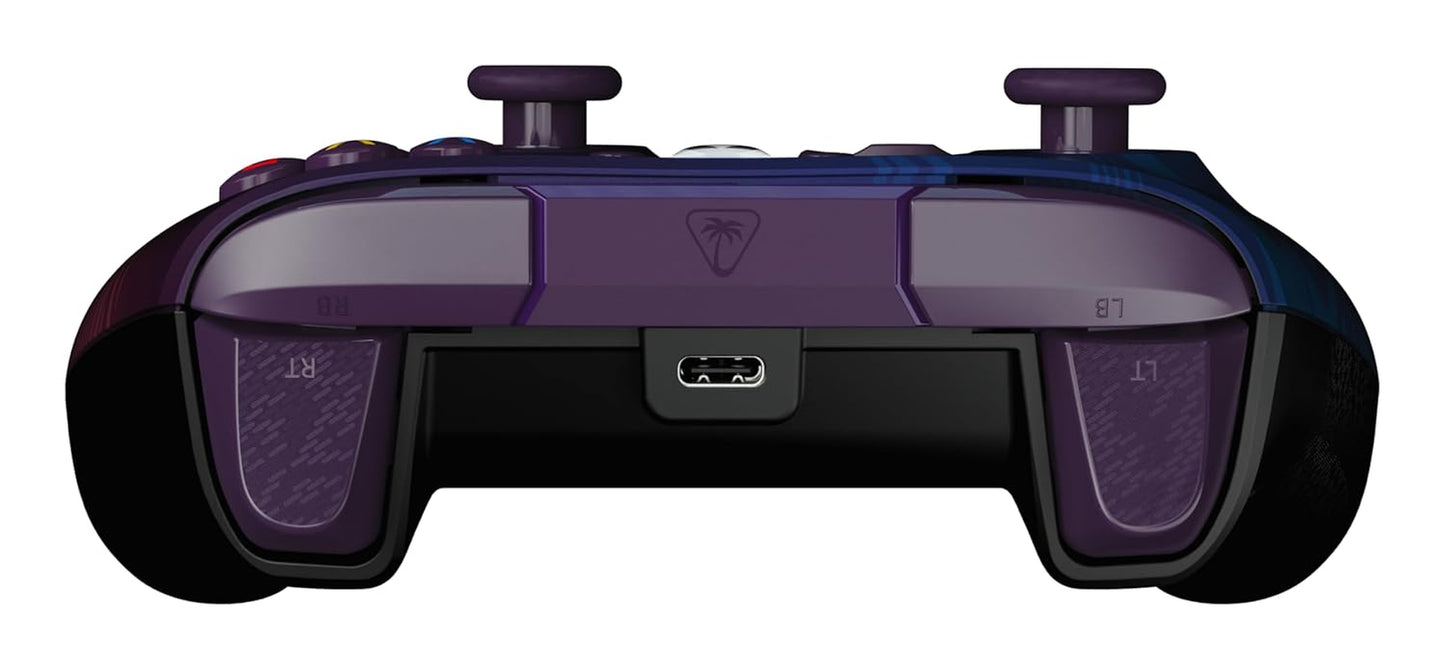 Turtle Beach Rematch Advanced Purple Fade Wired Gaming Controller - Lizenziert Für Xbox Series X, S, Xbox One Und Windows PC, Mit Zuweisbaren Tasten Und Rumble-Feature-Motoren