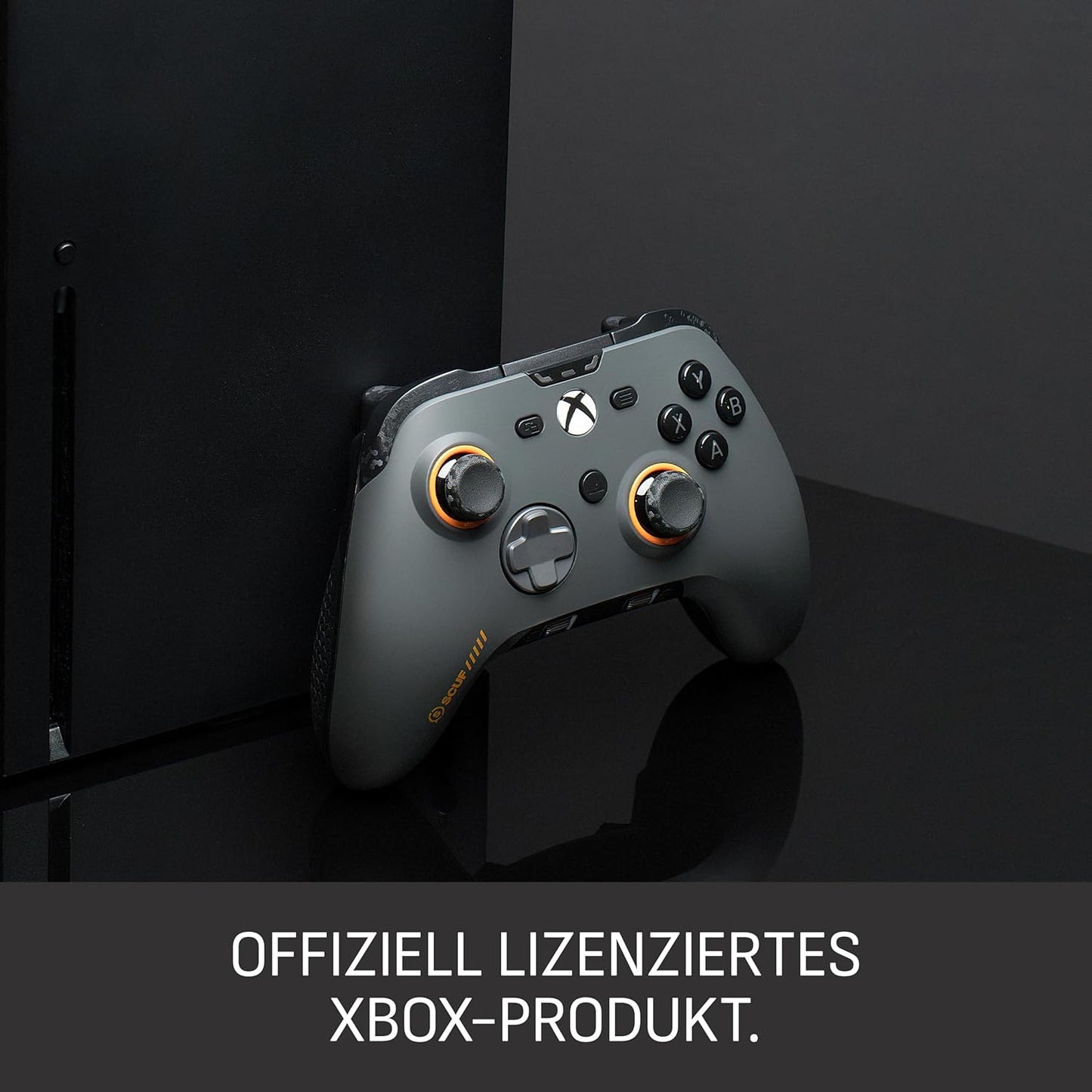 SCUF VALOR PRO Xbox-Performance-Controller Mit Kabel – Anpassbare Rücken-Paddles, Sofort-Triggern, Hall-Effekt-Daumenstifte, Audio-Steuerungen, Xbox Series X|S, Xbox One, Windows PC – Stahl Grau