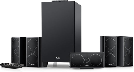 Teufel CONSONO 35 Concept - 5.1 Surround Soundsystem, Komplettsystem Heimkino Mit Integriertem Av-Receiver, Bluetooth, Dolby Audio, Usb-C-Soundkartenfunktion, HDMI ARC CEC Für Games, Film Und Musik