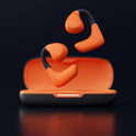 OWS open air conduction bluetooth headset ear mounted non in ear super long battery life wireless binaural