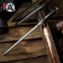 MITSUMOTO Sakari Japanese 12'' 10''  Sharpening Rod High Carbon Steel Rod Knife Sharpener With ABS Handle and Powerful Magnet