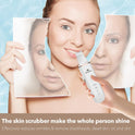 Skin Scrubber Face Skin Spatula Ultraschallpeelinggerät Skin Scrubber Mitesserentferner Porenreiniger Werkzeug Mitesser-Extraktor Für Tiefenreinigung