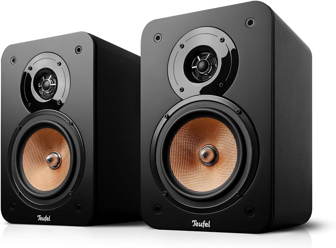 Teufel Ultima 40 Mk4 5.1 Soundsystem Home Cinema - Surround Sound System Heimkino Mit Mächtiger Subwoofer, Bassreflex, Kevlar Mitteltöner - Schwarz