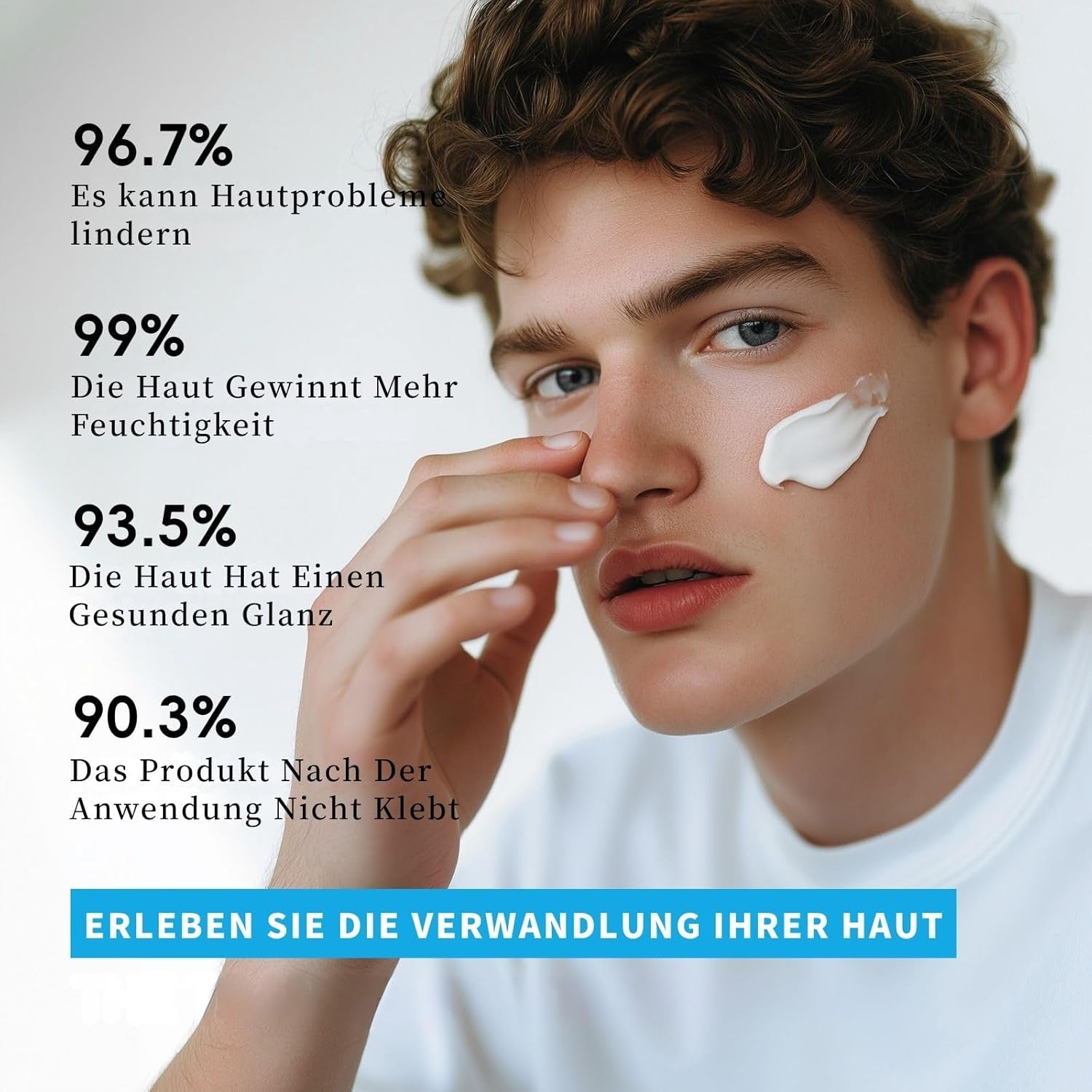 Gesichtspflege Set Männer - Korean Skincare Set Mit Gesichtsreiniger, Serum, Augencreme, Feuchtigkeitscreme - Pflegeset Männer Für Tägliche Routine - Geschenke Für Männer,