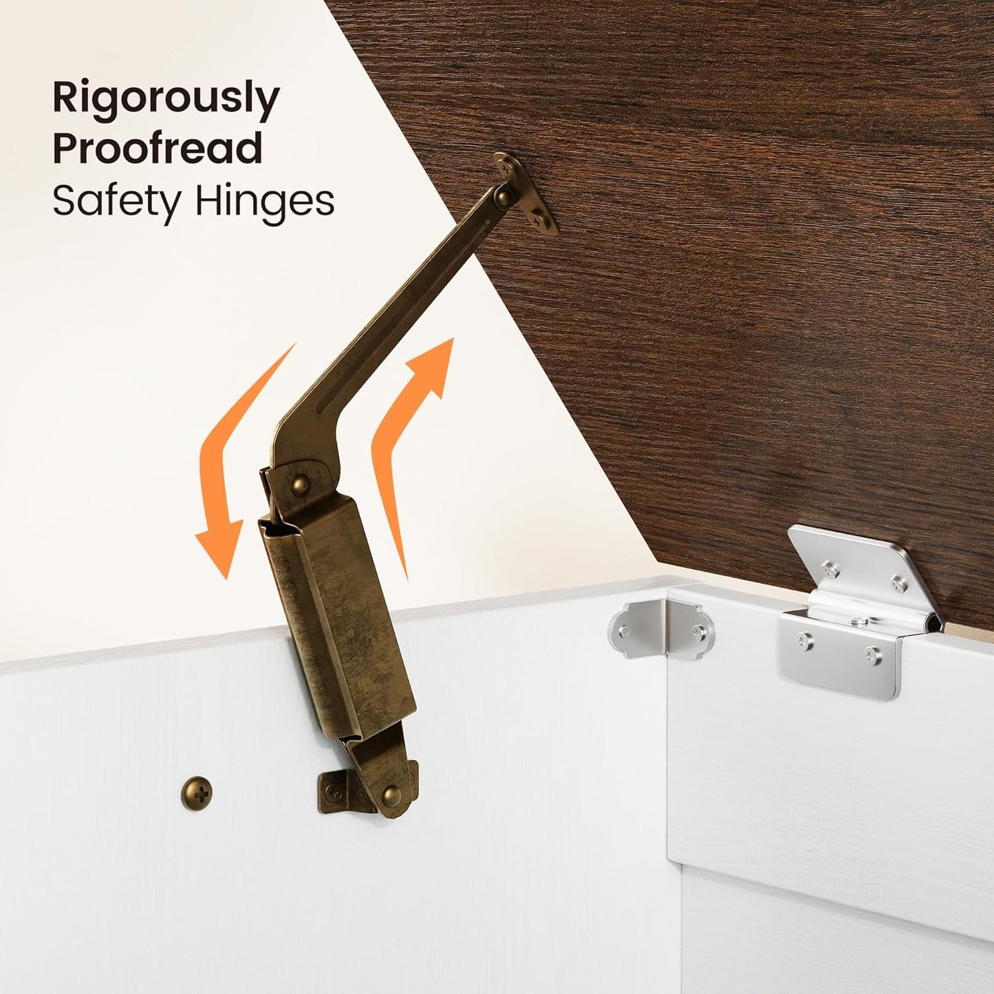 76Cm Sitztruhe Aufbewahrungsbank Aus Holz, Sitzbank Mit Stauraum Mit 2 Sicherheitsscharnieren, Multifunktionale Schuhbank Für Flur, Wohnzimmer, Schlafzimmer