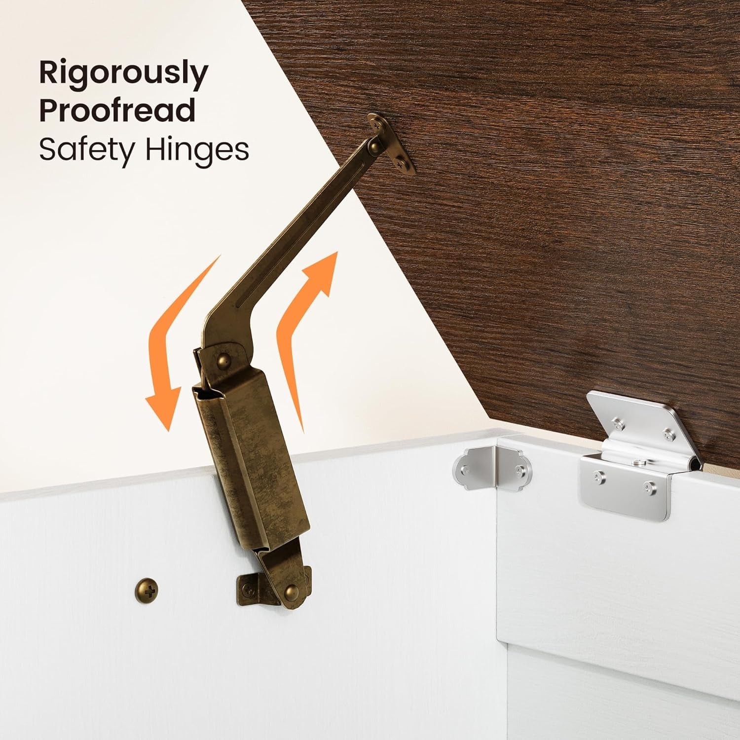 76Cm Sitztruhe Aufbewahrungsbank Aus Holz, Sitzbank Mit Stauraum Mit 2 Sicherheitsscharnieren, Multifunktionale Schuhbank Für Flur, Wohnzimmer, Schlafzimmer