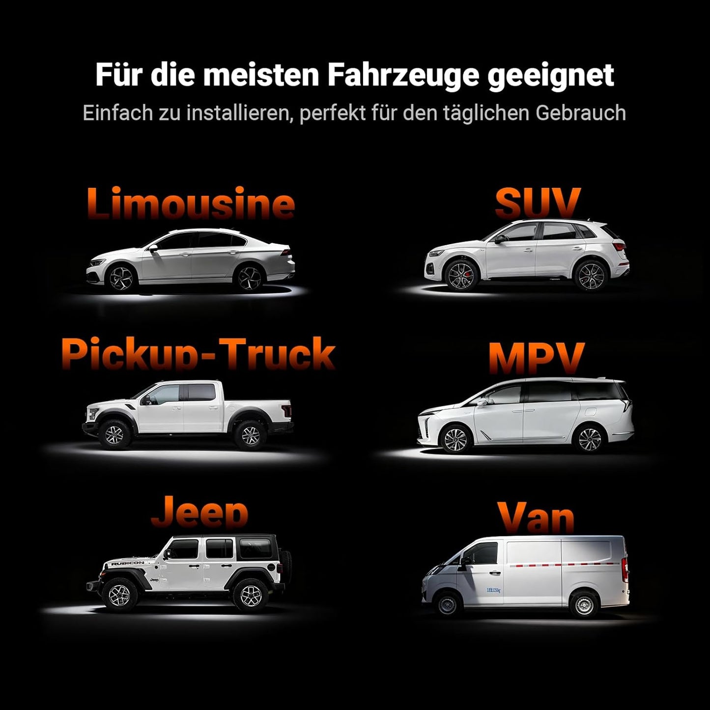 Fosi Audio CA30 4-Kanal-Autoverstärker Klasse D, Unabhängige Frequenzweiche, Cinch-/Hochpegeleingang, 88% Wirkungsgrad, 100W X 4 Bei 4 Ω/320 W Gebrückt, Rauscharmer Für Fahrzeug-Stereo-Audiosysteme