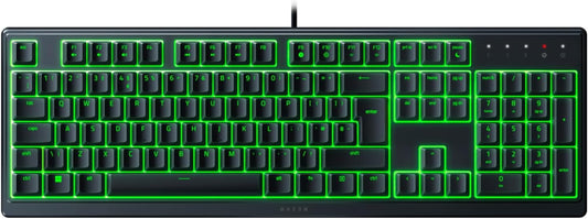 Razer Ornata V3 X - Flache Membran-Tastatur Mit Chroma RGB (Lautlose Membran-Switches, Ergonomische Handballenauflage, Tastenkappen Anti-Uv-Beschichtun) Uk-Layout | Schwarz