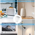EIGHTREE WLAN Smart Steckdose 2.4Ghz&5Ghz, Smart Home Wifi Steckdose Kompatibel Mit Alexa/Google Home/Smartthings, Stromverbrauch Messen, Zeitplan, APP Fernsteuerung, 16A (4Er Pack)