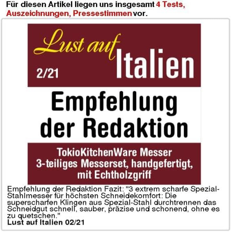 Messer: 3-Teiliges Messerset, Handgefertigt, Mit Echtholzgriff (Küchenzubehör, Chinesische Messer Set, Chinesische Set)