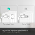 Tp-Link Kasa Smartes Heizkörperthermostat - Wifi Starter Kit, Inklusive 1 Thermostat Und 1 Hub, Heizungssteuerung (Kasa App, Geofencing, Fensteröffnungserkennung), Matter, Alexa