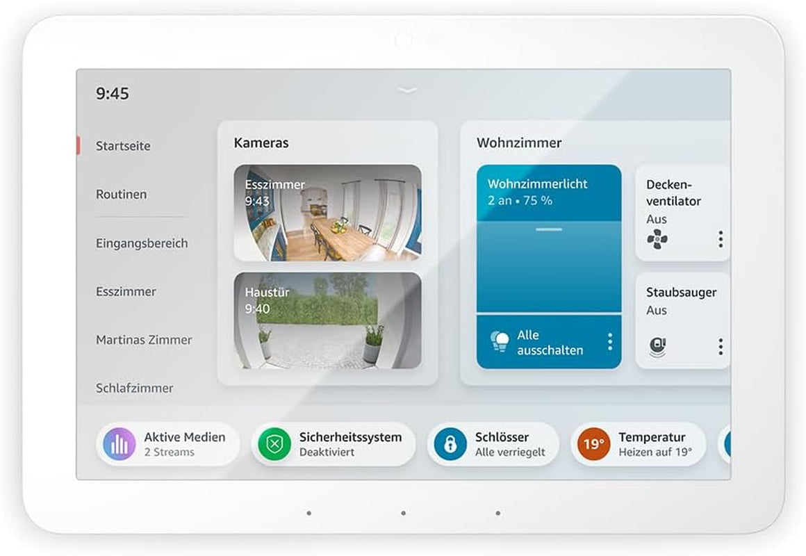 Echo Hub (Neueste Generation) | Smart-Home-Bedienpanel (8 Zoll) Mit Alexa | Kompatibel Mit Tausenden Geräten