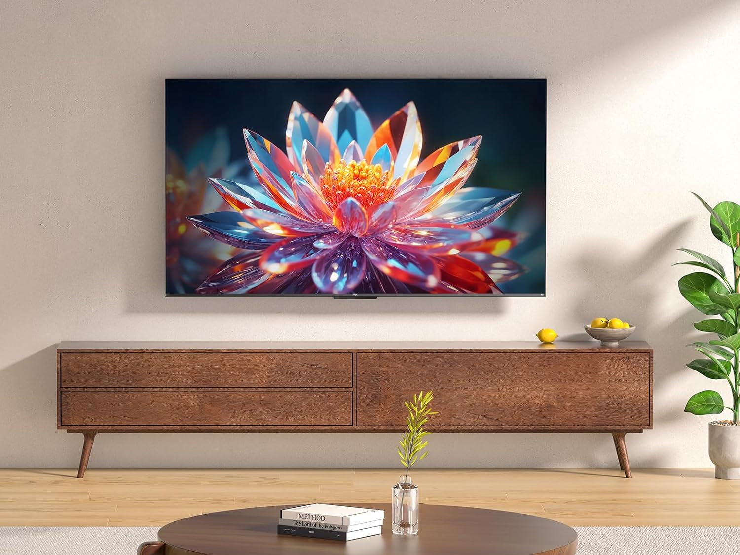 TCL 75T6C 75 Zoll QLED Fernseher, 4K UHD Fire TV, HDR10+, Dolby Vision & Atmos, Smart TV Mit Sprachsteuerung Mit Alexa, Google Cast & Airplay 2, HDMI 2.1