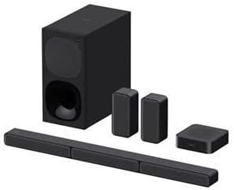 Sony HT-S40R 5.1Ch 600W Soundbar Für TV Mit Subwoofer Und Kabellosem Rear Speaker Mit Bluetooth