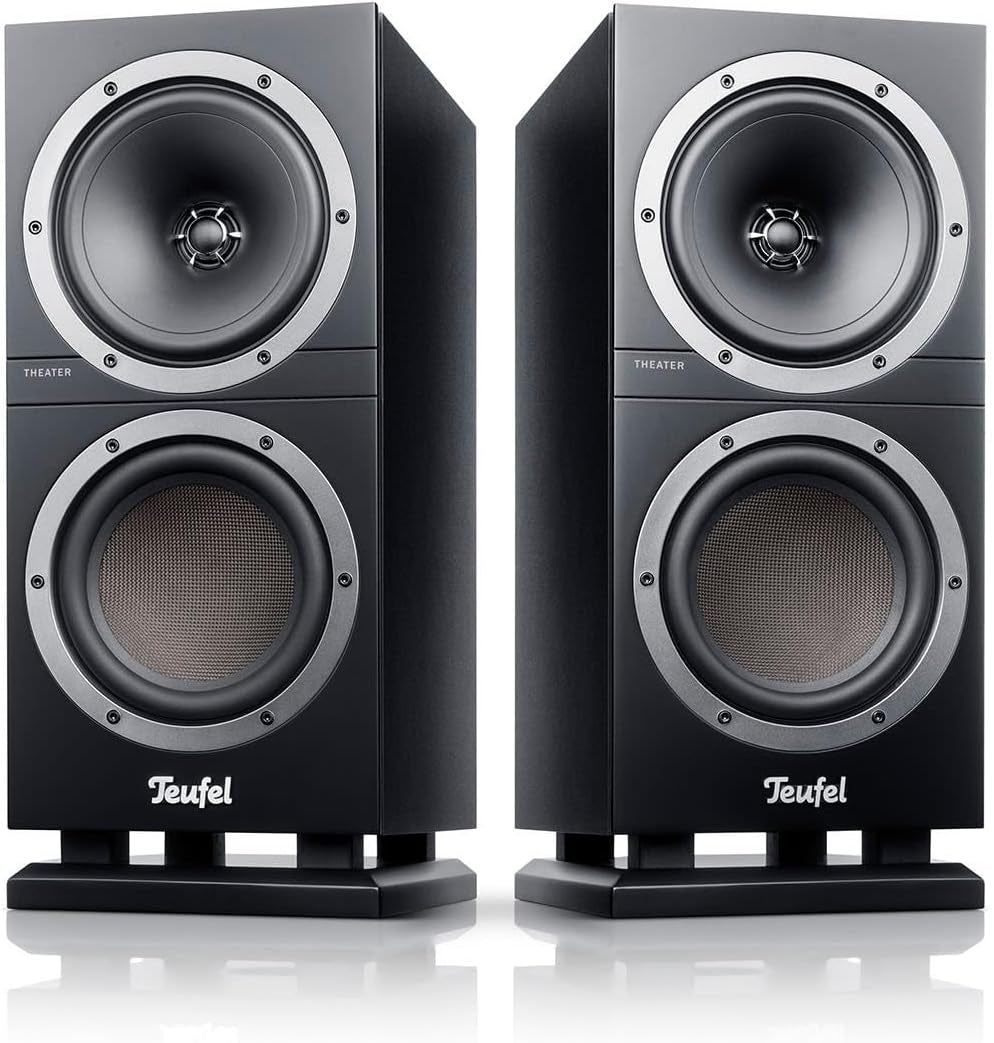 Teufel Theater 500 Surround Direkt 5.1 Heimkino-Set - Kinoatmosphäre Surround Sound System, Mächtiger Subwoofer, Allrounder Für Musik Und Filmton Sowie Eine Präzise Ortung Bei Games - Schwarz