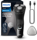 Philips Shaver Series 3000X – Elektrischer Rasierer Für Herren in Schwarz, Nass- Und Trockenrasur, Mit Skinprotect-Technologie, Ausklappbarem Bartschneider (Modell X3001/00)