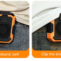 Hanging clip type fan waist mounted leaf free lazy person USB charging outdoor portable mini desktop handheld small fan