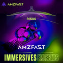 Amzfast 27 Zoll Curved Gaming Monitor - 200Hz, 1920X1080 FHD, Fast VA Panel, 1500R, 1Ms Gtg, Srgb 130%, 3000:1 Contrast, HDR, Adapive Sync, Blaulichtfilter, VESA 100 * 100, HDMI2.0&DP1.2 - AMZG27C1