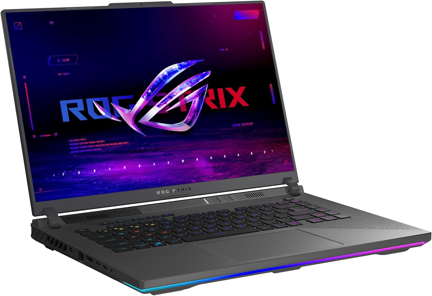 ASUS ROG Strix G16 G614FM Laptop | 16" WUXGA 165Hz/3Ms 16:9 IPS Display | AMD Ryzen 9 9955HX | 16GB RAM | 1TB SSD | NVIDIA RTX 5060 | Win11 Home | QWERTZ | Eclipse Gray | 3Monate Gamepass