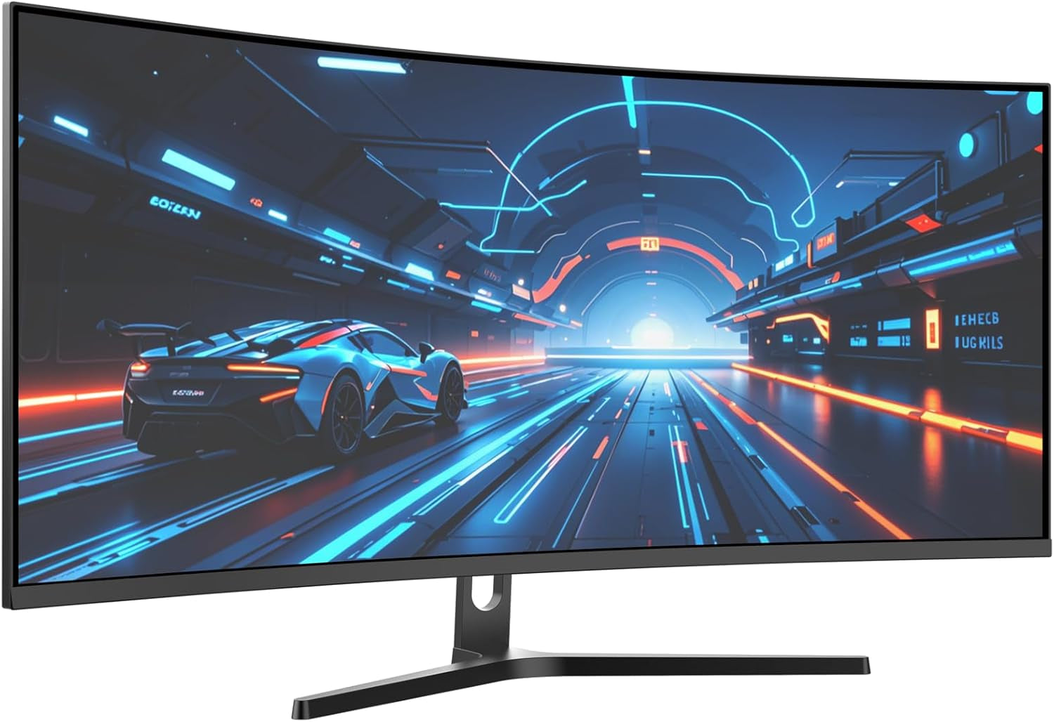 Amzfast 34 Zoll Curved Gaming Monitor, 3440X1440 UWQHD, 240Hz, 21:9 VA Panel, 1500R, 1Ms MPRT, Adaptive Sync, HDR, DCI-P3 98%, Srgb 130%, Pip/Pbp, HDMI2.1 & DP1.4, VESA 75X75Mm, AMZG34C5Q Pro