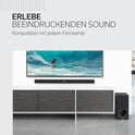 Denon DHT-S316 2.1 Flache TV Soundbar Mit Kabellosem Subwoofer, Bluetooth, HDMI ARC, Dolby Digital, DTS, Optischer Eingang