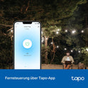 Tapo P410M WLAN Outdoor Steckdose, Smart Home Plug Mit Stromzähler, IP54, Funktioniert Mit Alexa, Google Assistant, Siri, Smartthings & Matter, Fernsteuerung, Zeitplan, 2,4 Ghz WLAN, 3680W/16A