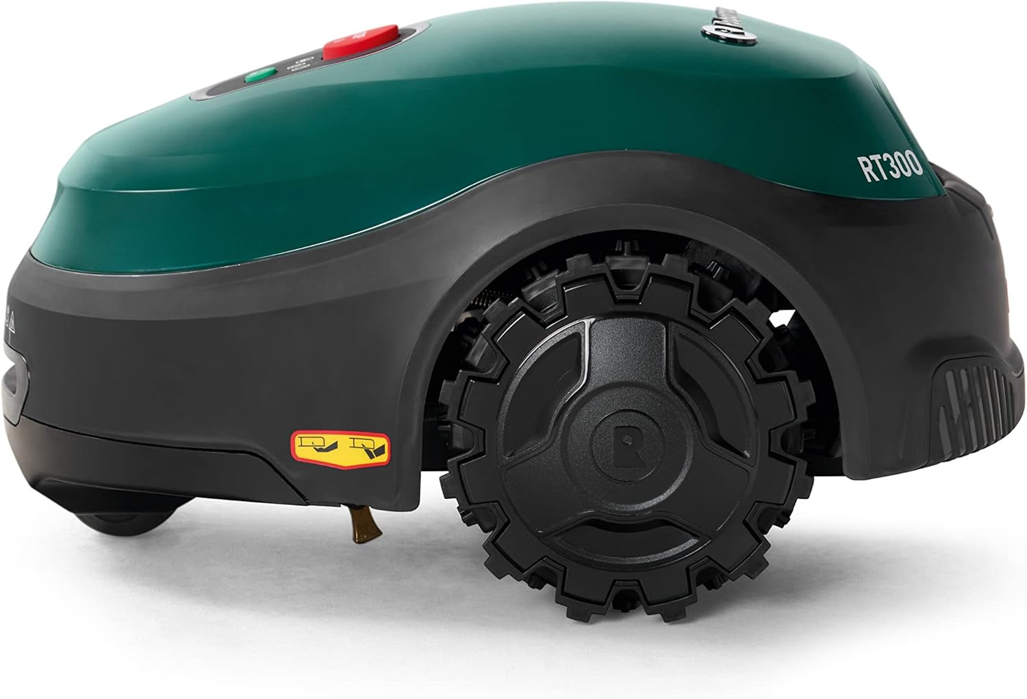 ROBOMOW RT300 Robotermäher/Rasenroboter Für Flächen Bis 300 Qm | 4,3 Ah; 18Cm Schnittbreite; Einfache Installation, Selbstreinigend Und Inkl. Schwimmendem Mähdeck, Mulchreiniger