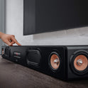 Teufel CINEBAR Ultima - Leistungsstarke Soundbar 380 Watt, Eingebauter Xxl-Subwoofer, Dynamore Ultra, Dolby Audio, Bluetooth Aptx, Bassrefex, HDMI 3D ARC CEC‌ - Weiß
