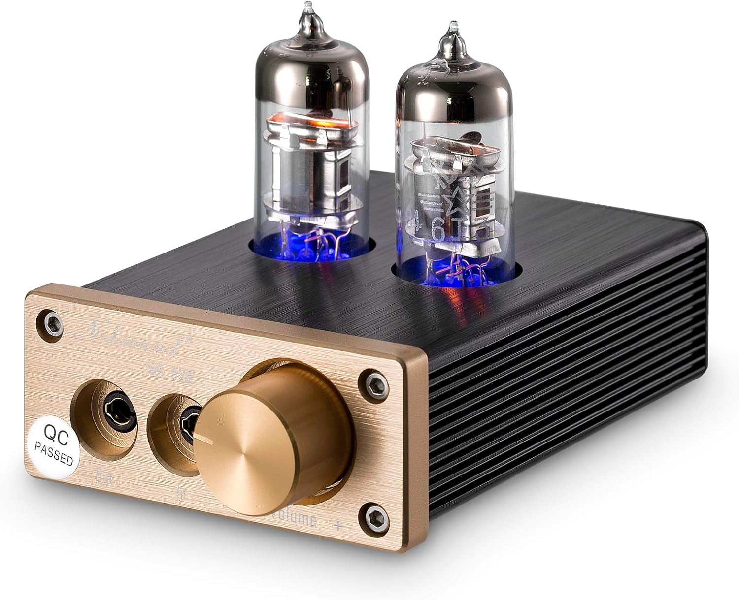 Nobsound NS-08E Kopfhörerverstärker Mit Röhren, Hifi Mini Valve Tube Headphone Amplifier Stereo Amp Audio