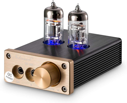 Nobsound NS-08E Kopfhörerverstärker Mit Röhren, Hifi Mini Valve Tube Headphone Amplifier Stereo Amp Audio