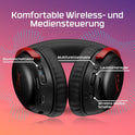 Hyperx Cloud III S – Kabelloses Gaming-Headset, Multiplattform, 2,4 Ghz, Bluetooth, Akkulaufzeit Bis Zu 120 Stunden, 2,4 Ghz, 53-Mm-Neigungstreiber, 10-Mm-Abnehmbares Mikrofon – Schwarz