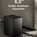 ULTIMEA 7.1 Surround Sound System Für TV Mit Dolby Atmos, App Steuerung, 4 Kabelgebundene Surround-Lautsprecher, 460W Soundbar Für Smart TV Mit Wireless Subwoofer, Heimkino Sound System, Poseidon D80