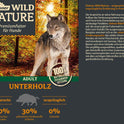 Dehner Wild Nature Hundefutter Unterholz, Nassfutter Getreidefrei / Zuckerfrei, Für Ausgewachsene Hunde, Wildschwein, 6 X 800 G Dose (4.8 Kg)