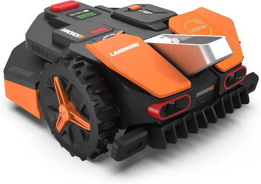 WORX Landroid Vision S250 WR202E - Mähroboter Ohne Begrenzungskabel Für Gärten Bis 250M², AI Rasenmäher Roboter (WLAN & Bluetooth, Aktive Hindernisvermeidung Mit Ki-Technologie, Igelschutz)
