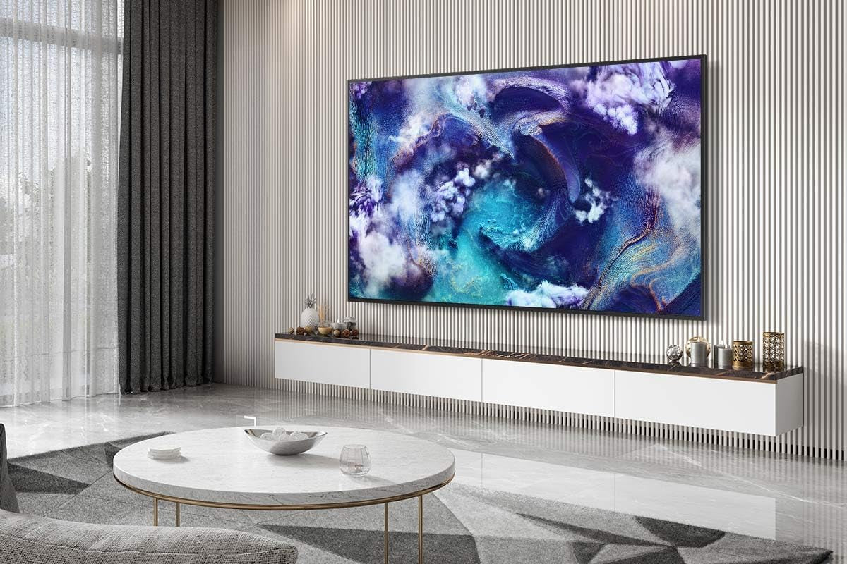 Samsung Neo QLED 8K QN900F 75 Zoll (189 Cm) Mini LED Fernseher, Antireflexion, 8K AI Upscaling, Metal Frame Design, Knox Security, Dolby Atmos, Art Store Galerie, Samsung Vision AI Smart TV