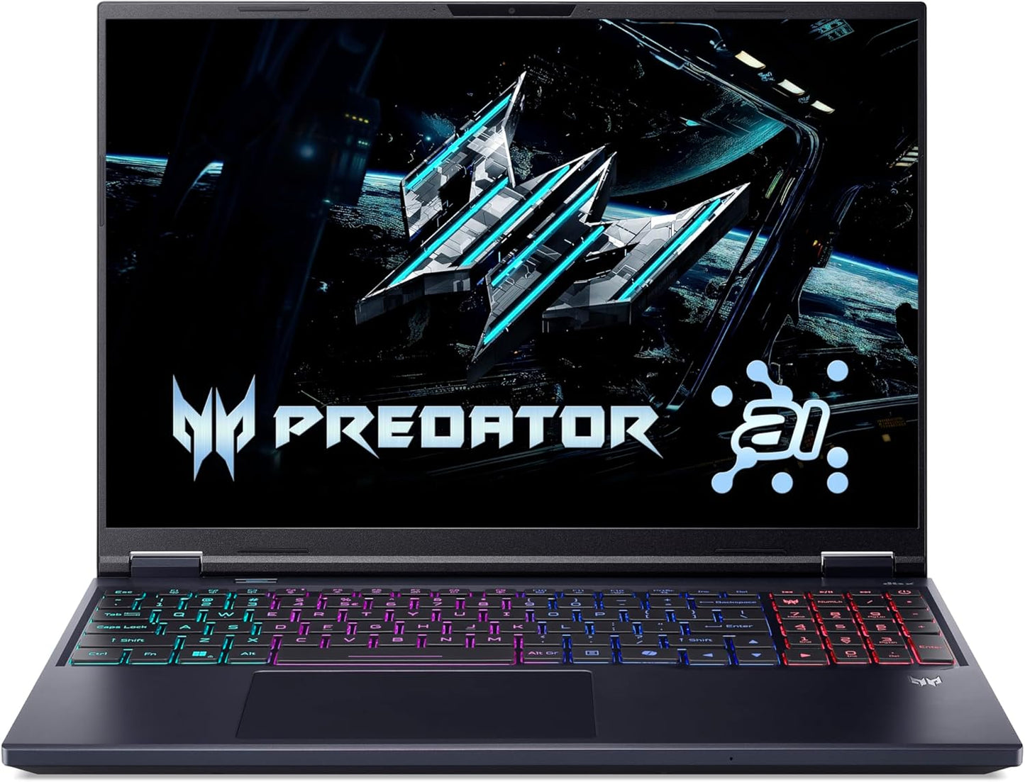 Acer Predator Helios Neo 16 AI (PHN16-73-9816) Gaming Laptop, 16 Inch WQXGA IPS 240Hz Display, Intel Core Ultra 9 275HX, 32 GB RAM, 1 TB SSD, NVIDIA Geforce RTX 5070, Windows 11, QWERTZ Keyboard