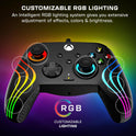 Turtle Beach Afterglow Wave Controller Schwarz Wired RGB Gaming Controller – Lizenziert Für Xbox Series X Oder S, Xbox One Und Windows