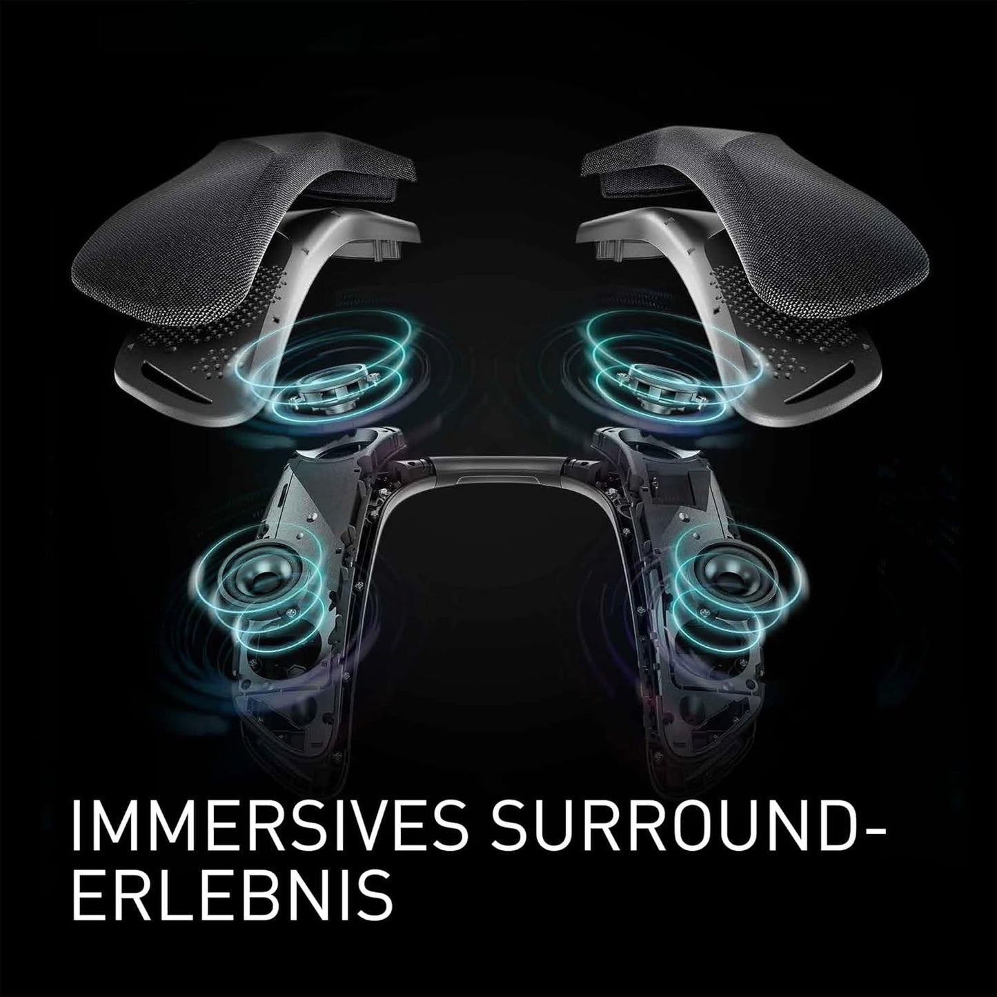 Panasonic SC-GNW30 Kabelloser Heimkino Nacken-Lautsprecher Surround Sound System Mit Integriertem Mikrofon; HDMI 2.1, USB, Bluetooth 9H Akkulaufzeit, Kompatibel Mit TV, PC, Macos, Ps4/Ps5/Switch/Xbox