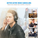 Bluedio T6S Bluetooth Headphones Active Noise Cancelling Wireless Headset For Phones And Music With Voice Control