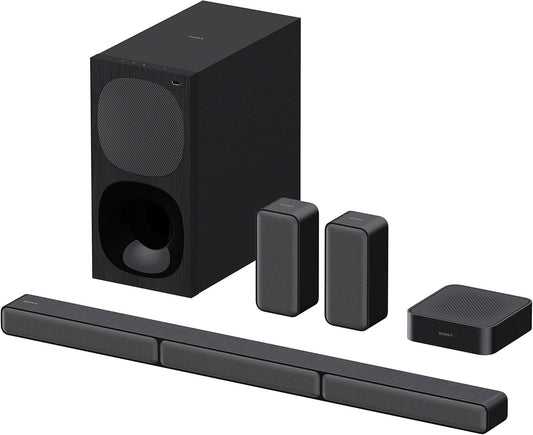 Sony HT-S40R 5.1Ch 600W Soundbar Für TV Mit Subwoofer Und Kabellosem Rear Speaker Mit Bluetooth